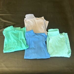 Women’s L.L. Bean Mock Neck Lot of 4 shirts
